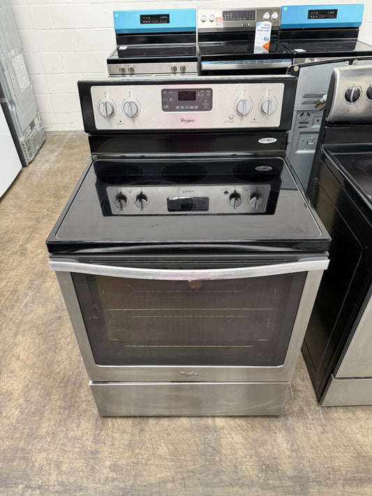 Whirlpool WFE540H0ES 30 Inch Freestanding Electric Range with Convection, 6.4 cu. ft. Convection Oven