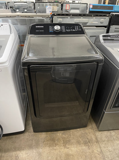 Samsung DVE50R5400V/A3  

7.4 cu. ft. Electric Dryer with Steam Sanitize+ in Black Stainless Steel
