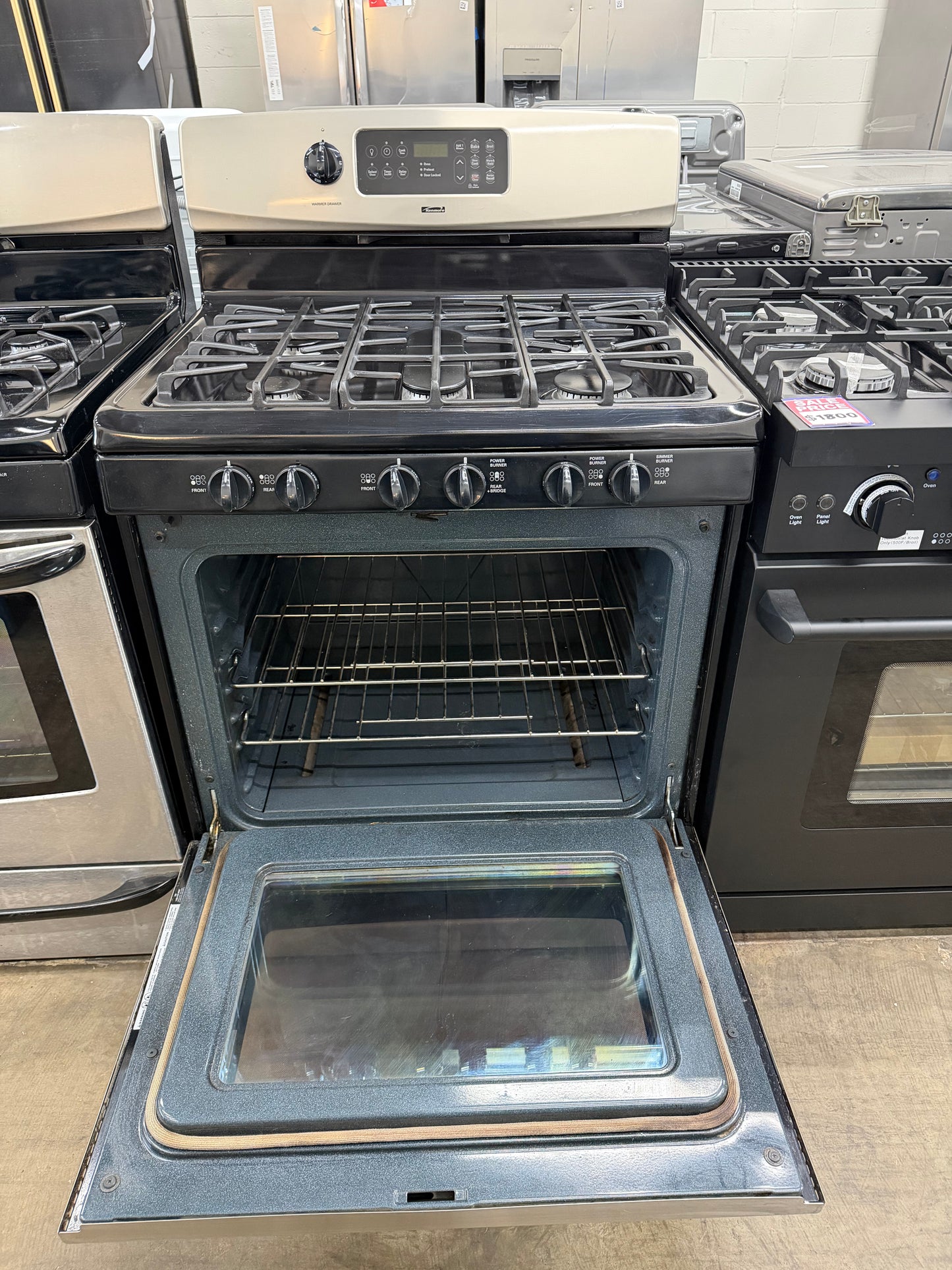 Kenmore Freestanding 5-Burners Gas Range in Stainless Steel- Model # 790.7140