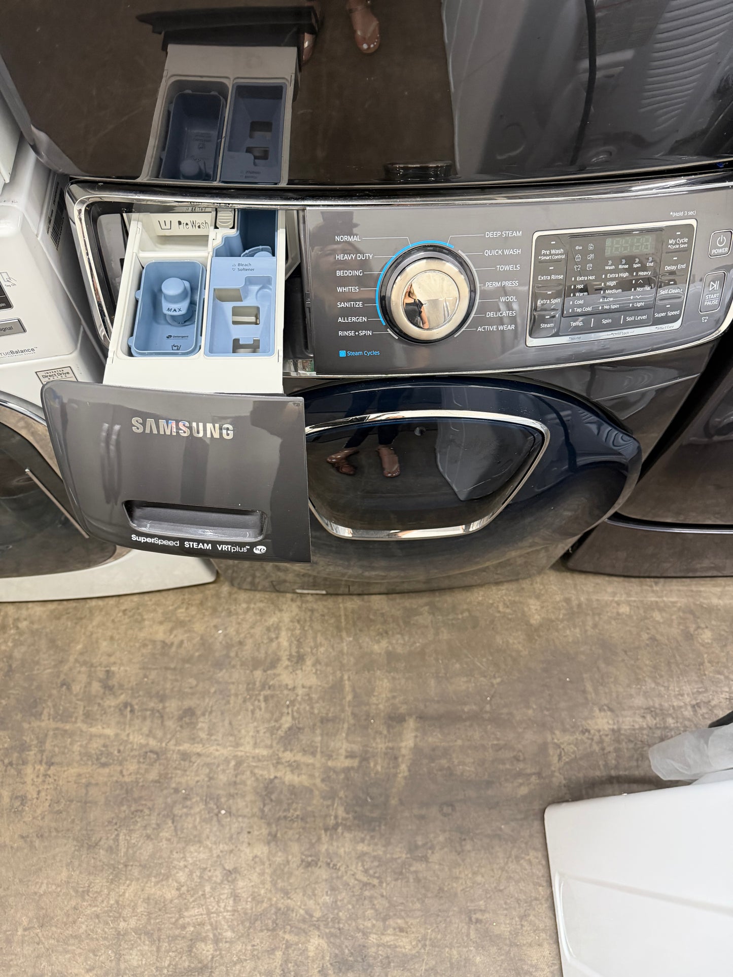 Samsung Front Load Washer – 4.5 Cu. Ft. Capacity and Samsung Electric Dryer – 7.5 Cu. Ft. Capacity