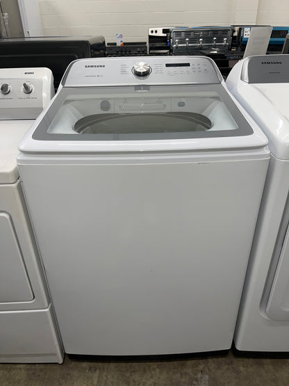 Samsung 5.0 cu. ft. Top Load Washer and 7.4 cu. ft. Electric Dryer
