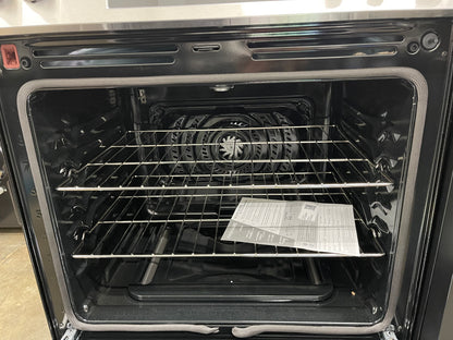Frigidaire Gallery Series  GCFG3060BF
30 Inch Freestanding Gas Range with 5 Sealed Burners, 6.0 cu.ft. Oven Capacity, Air Fry, Total Convection, No Preheat, Touch Screen Controls, Temperature Probe, Steam Bake, Backlit LED Knobs, Sabbath Mode, and ADA Com