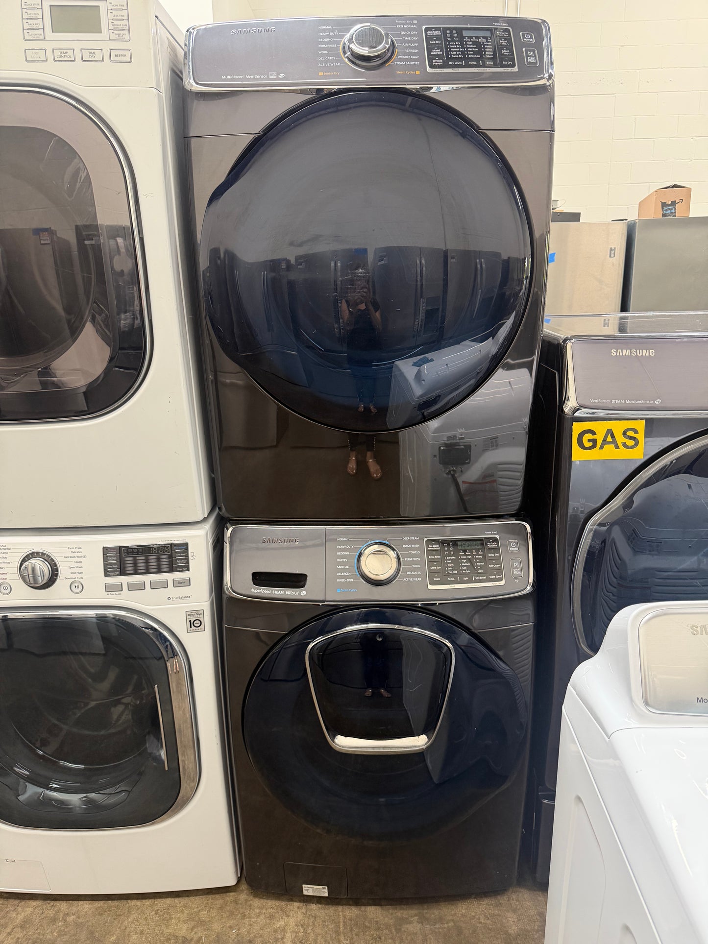 Samsung Front Load Washer – 4.5 Cu. Ft. Capacity and Samsung Electric Dryer – 7.5 Cu. Ft. Capacity