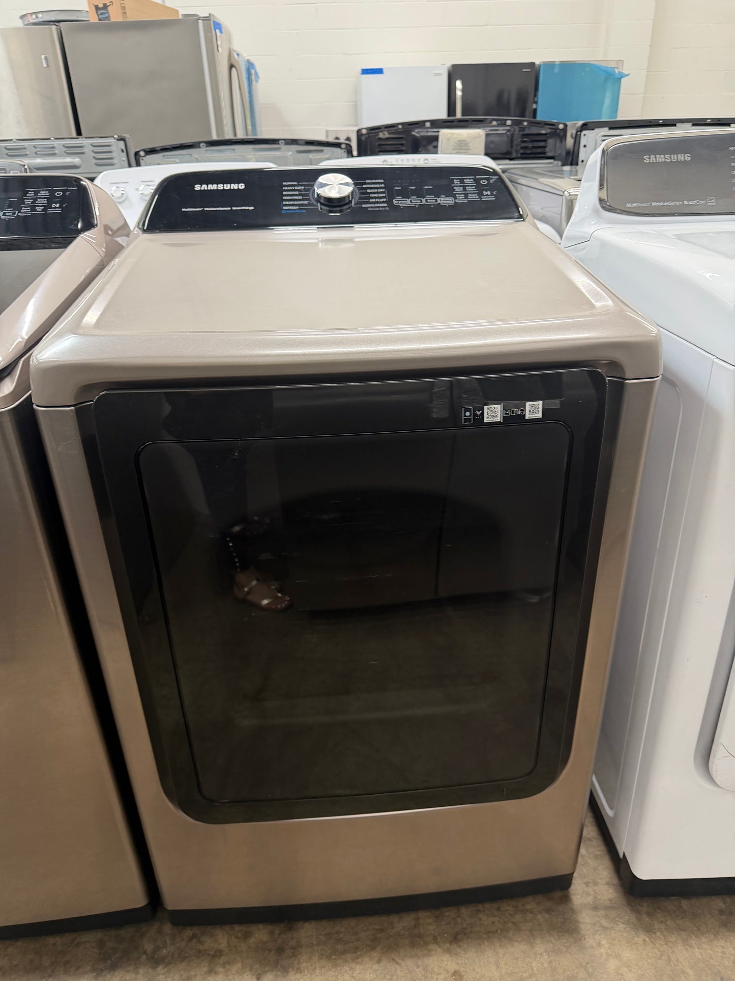 Samsung 5.2cu/ft Top Load Washer and Samsung Top Load Electric Dryer 7.4cu/ft