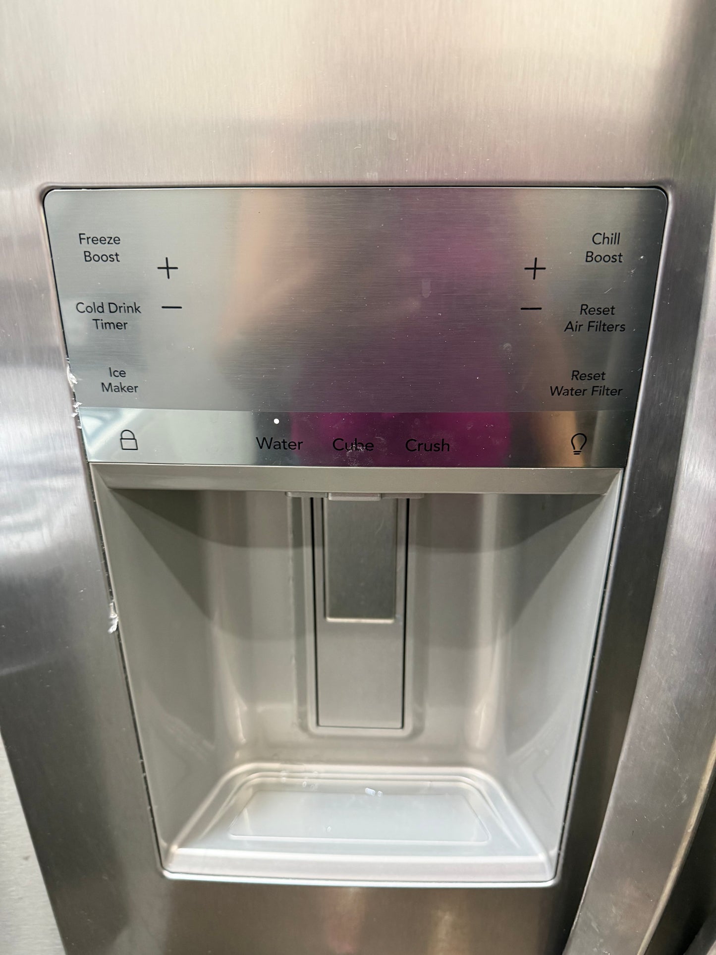 Frigidaire Gallery 22.3 cu. ft. 33 in. Standard Depth Side by Side Refrigerator in Smudge-Proof Stainless Steel