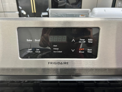 Frigidaire 30-in 5 Burners 5-cu ft Self Cleaning Gas Range in Stainless Steel-Model #FFGF3054TS