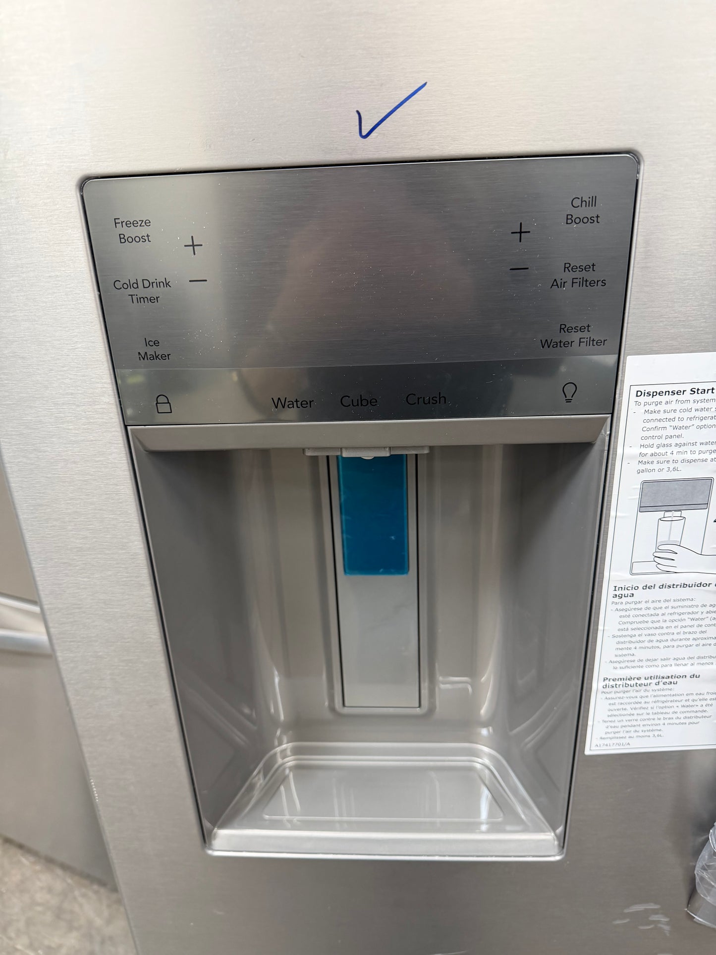 Frigidaire Gallery 27.8 Cu. Ft. French Door Refrigerator in Stainless Steel