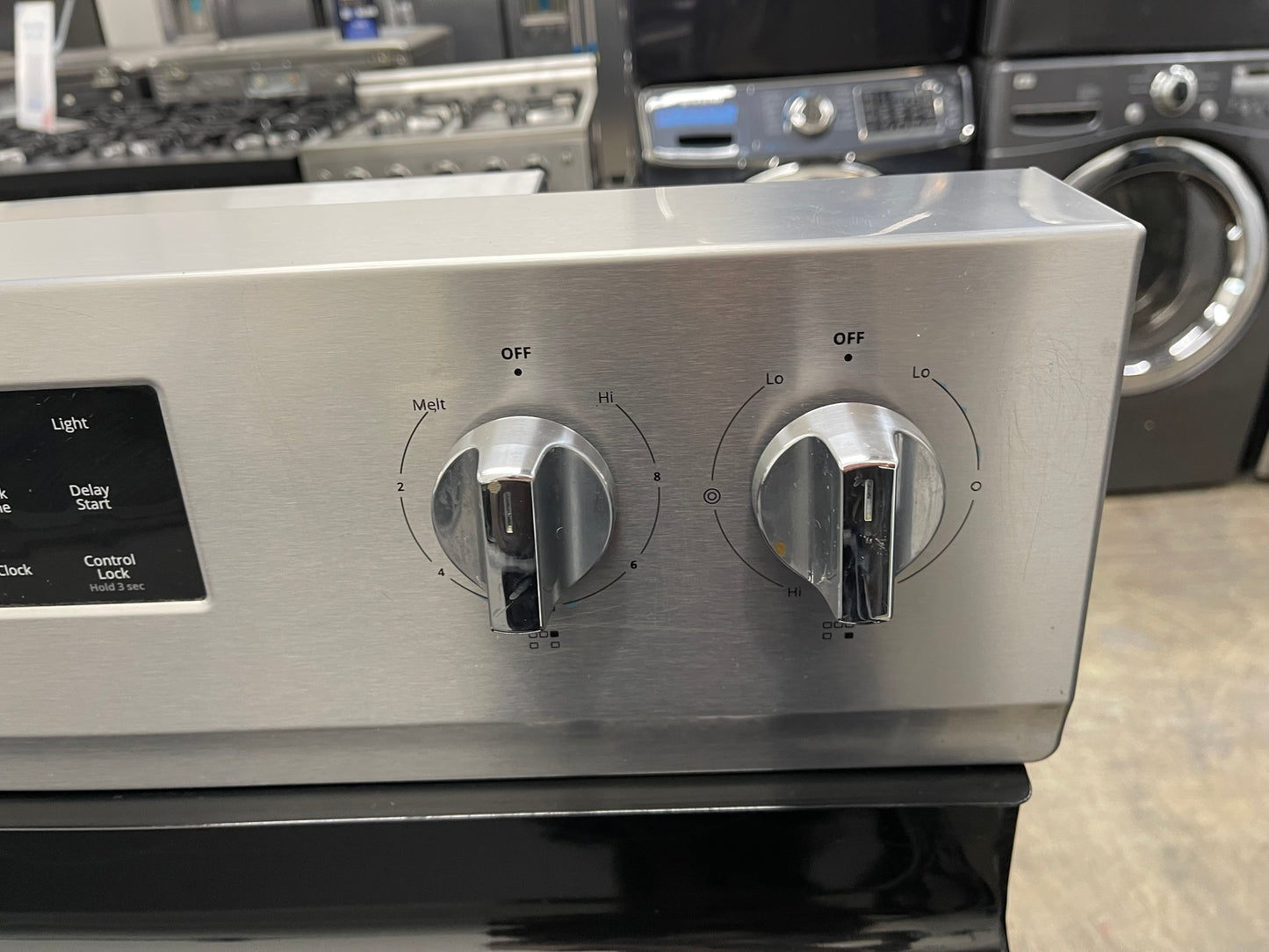 5.3 cu. ft. Whirlpool electric range with Frozen Bake technology Model: WFE550S0HZ