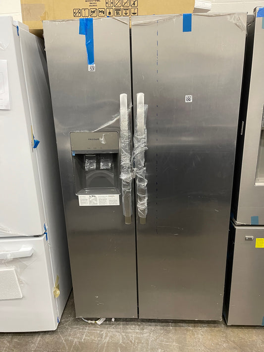 Frigidaire 25.6 cu. ft. Side by Side Refrigerator in Stainless Steel, Standard Depth