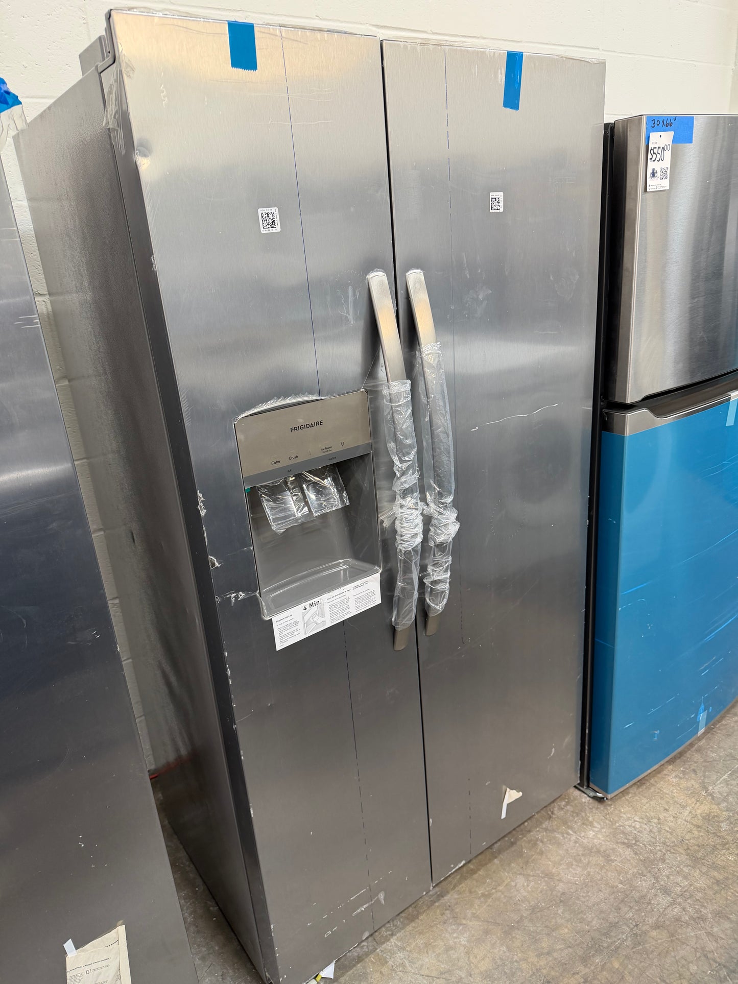 Frigidaire 22.3 Cu. Ft. Counter Depth Side by Side Refrigerator-Model #FRSC2333AS