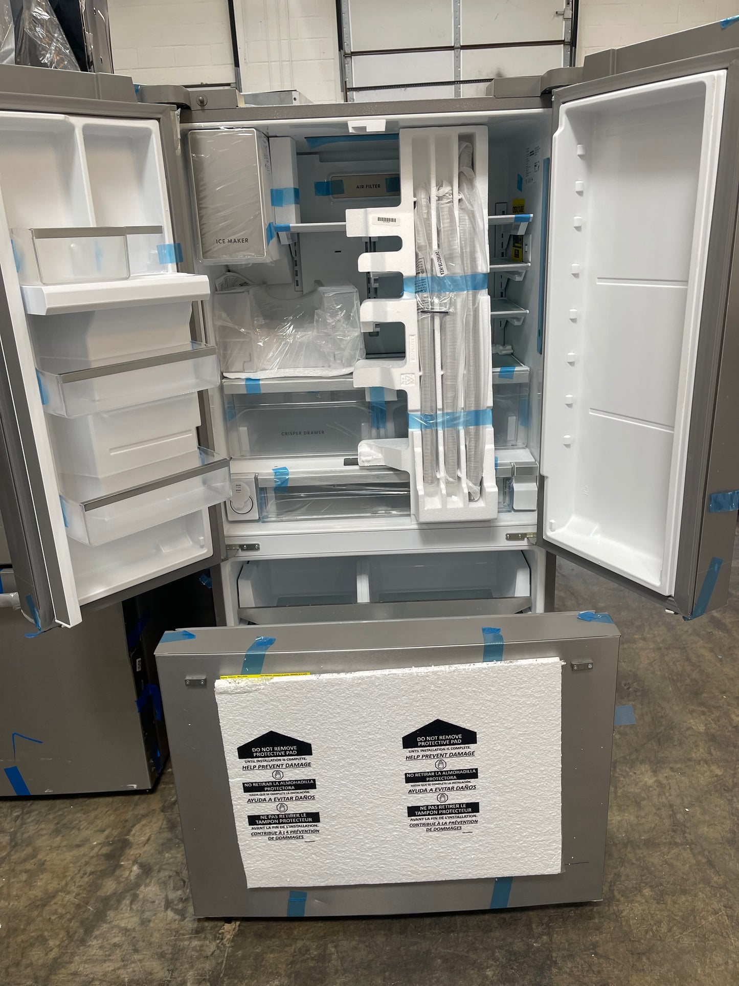 French door refrigerator, stainless steel color/counter-depth, 22.6 cu.ft Article Number 205.222.87 Brand
IKEA
