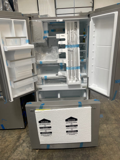 French door refrigerator, stainless steel color/counter-depth, 22.6 cu.ft Article Number 205.222.87 Brand
IKEA