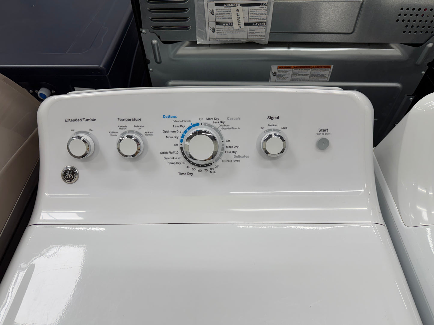 GE 4.2 cu. ft. Capacity Washer with Stainless Steel Basket Model#: GTW460ASJ5WW  and GE 7.2 cu. ft. Capacity aluminized alloy drum Electric Dryer

Model #:GTD42EASJWW