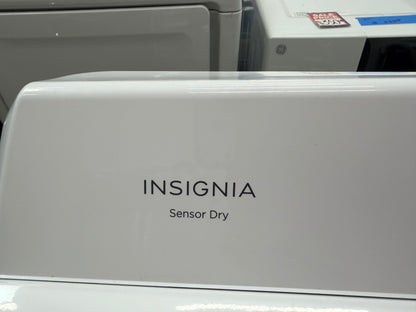 Insignia NS-TWM35W1 3.7 Cu. Ft. High Efficiency and Insignia- 6.7 Cu. Ft. Electric Dryer with Sensor Dry - White NS-TDRE67W1