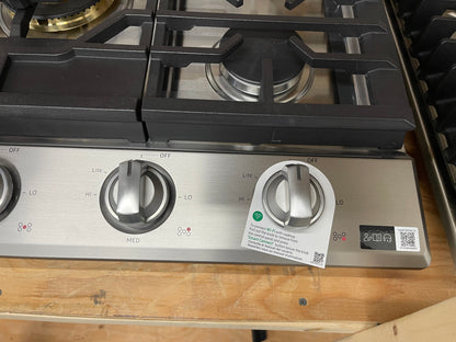 Samsung 30 in. 5-Burner Recessed Gas Cooktop in Stainless Steel with Power Burner and Wi-Fi Model # NA30N6555TS
