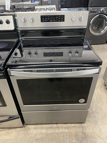 5.3 cu. ft. Whirlpool electric range with Frozen Bake technology Model: WFE550S0HZ