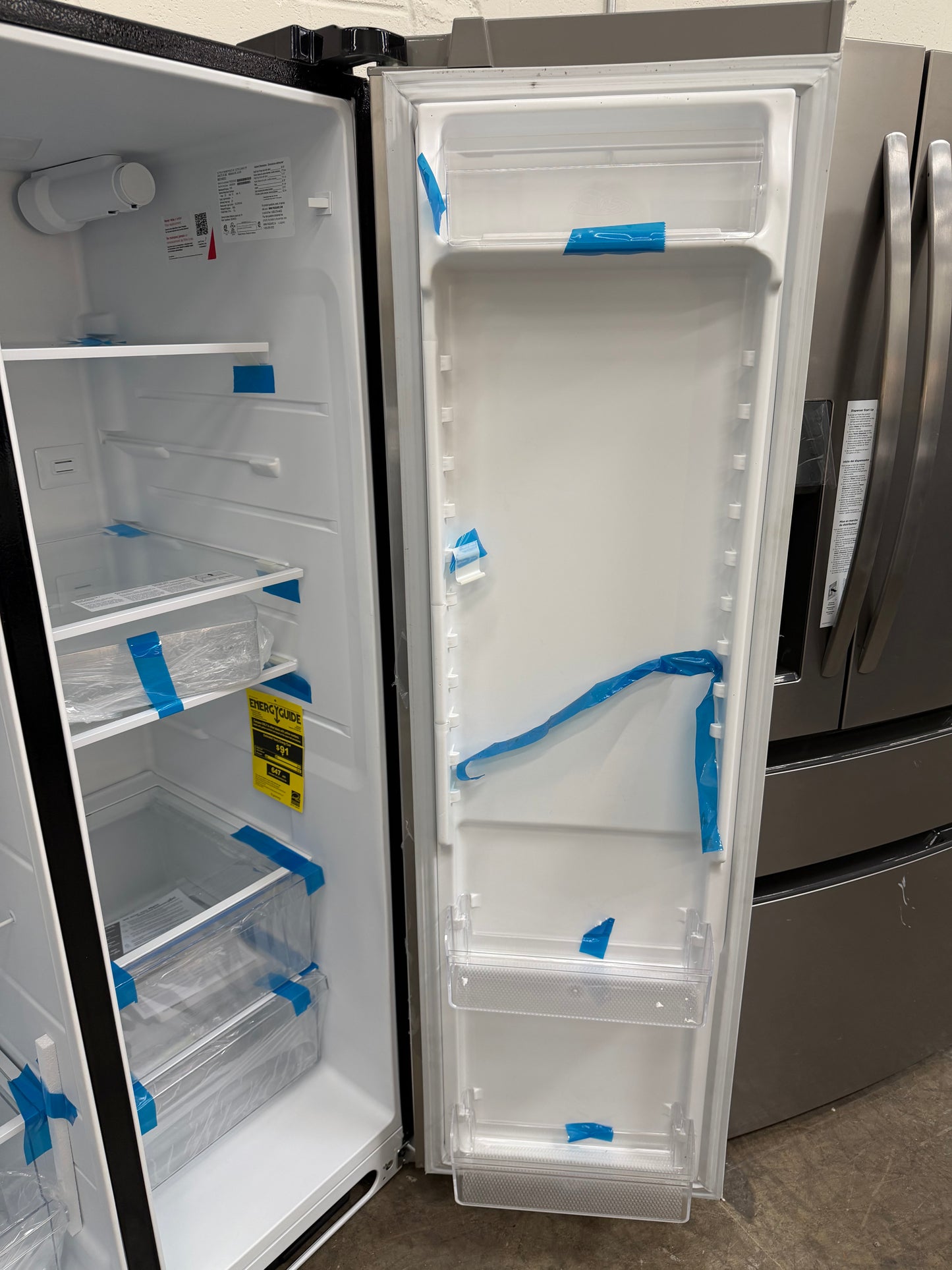 Frigidaire 25.6 Cu. Ft. Side by Side Refrigerator in Stainless Steel (02)
