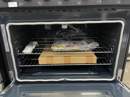 36 in. Haven Collection 6.0 cu. ft. Gas Range, 6 Burners, Convection Oven, Knob LEDs, Storage Drawer, Matte Black