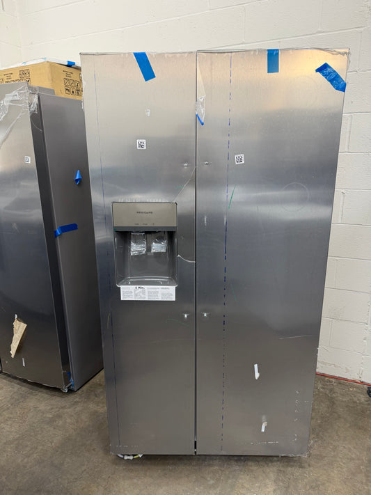 Frigidaire 25.6 cu. ft. Side by Side Refrigerator in Stainless Steel, Standard Depth
