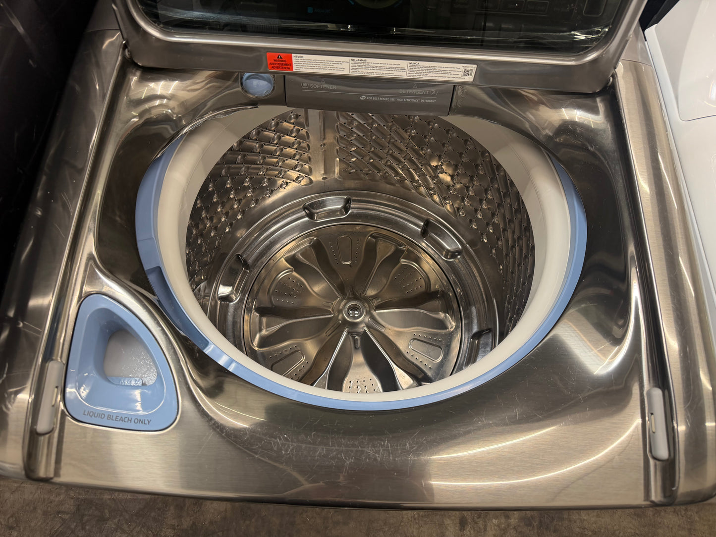 Samsung WA56H9000AP/A2 Top Load Washer – 5.6 Cu. Ft. Steam Washer