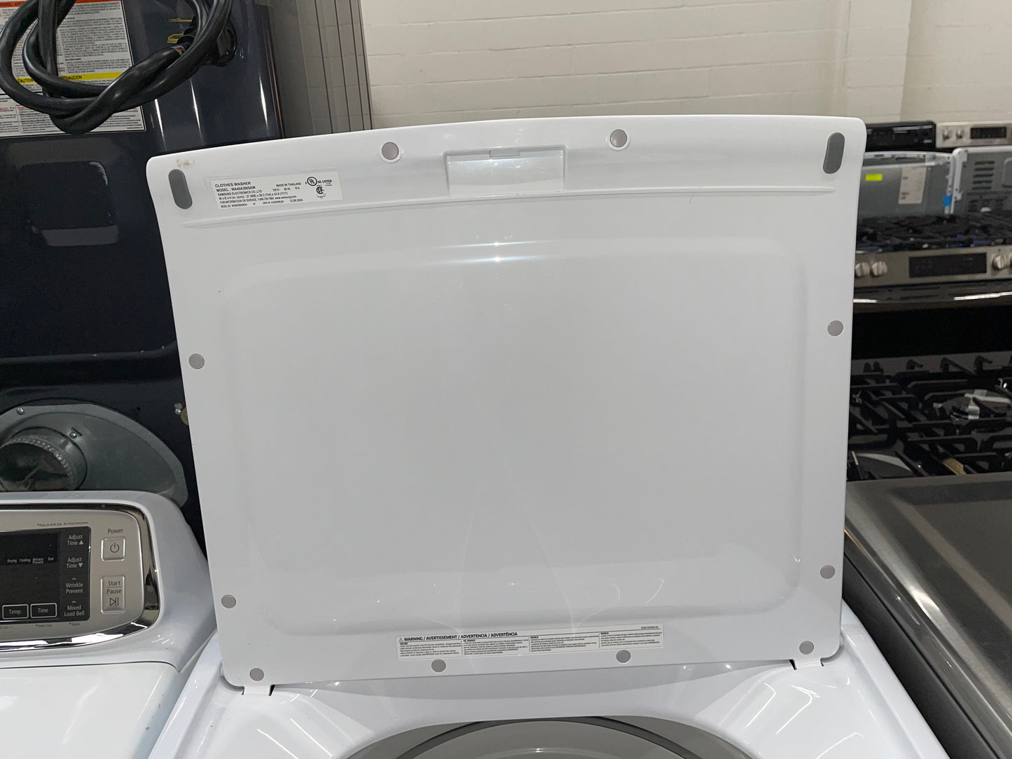 Samsung Top-Load Washer with 4.0 cu. ft. and Electric Dryer with 7.4 cu. ft.