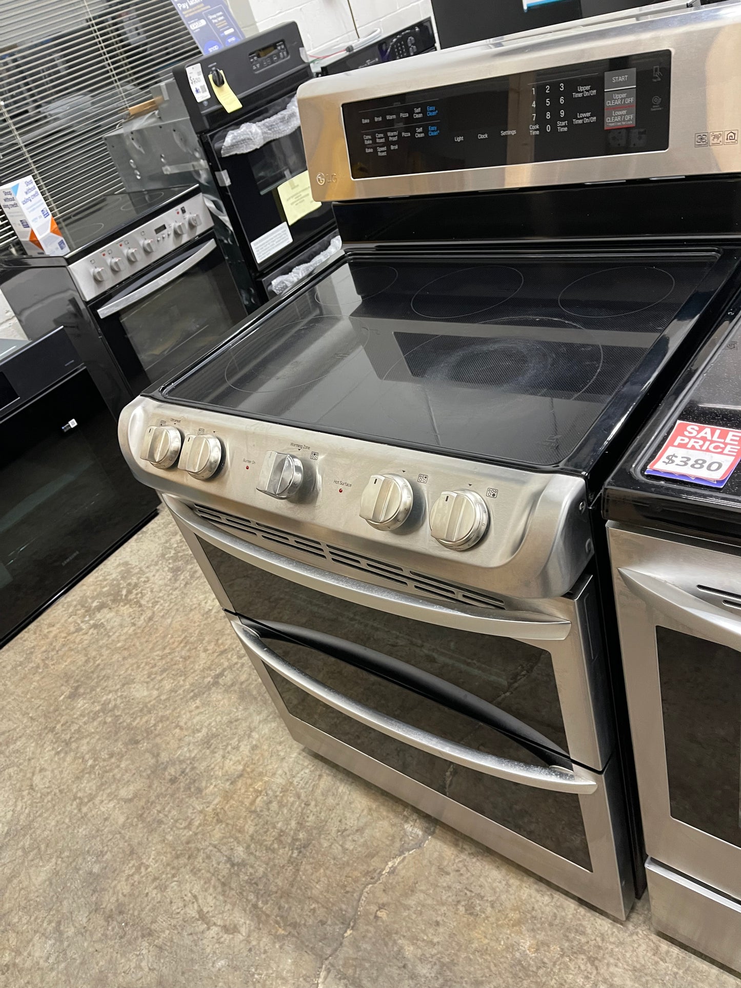 LG 7.3 cu. ft. Electric Double Oven Range with ProBake Convection , EasyClean and Infrared Heating™ System