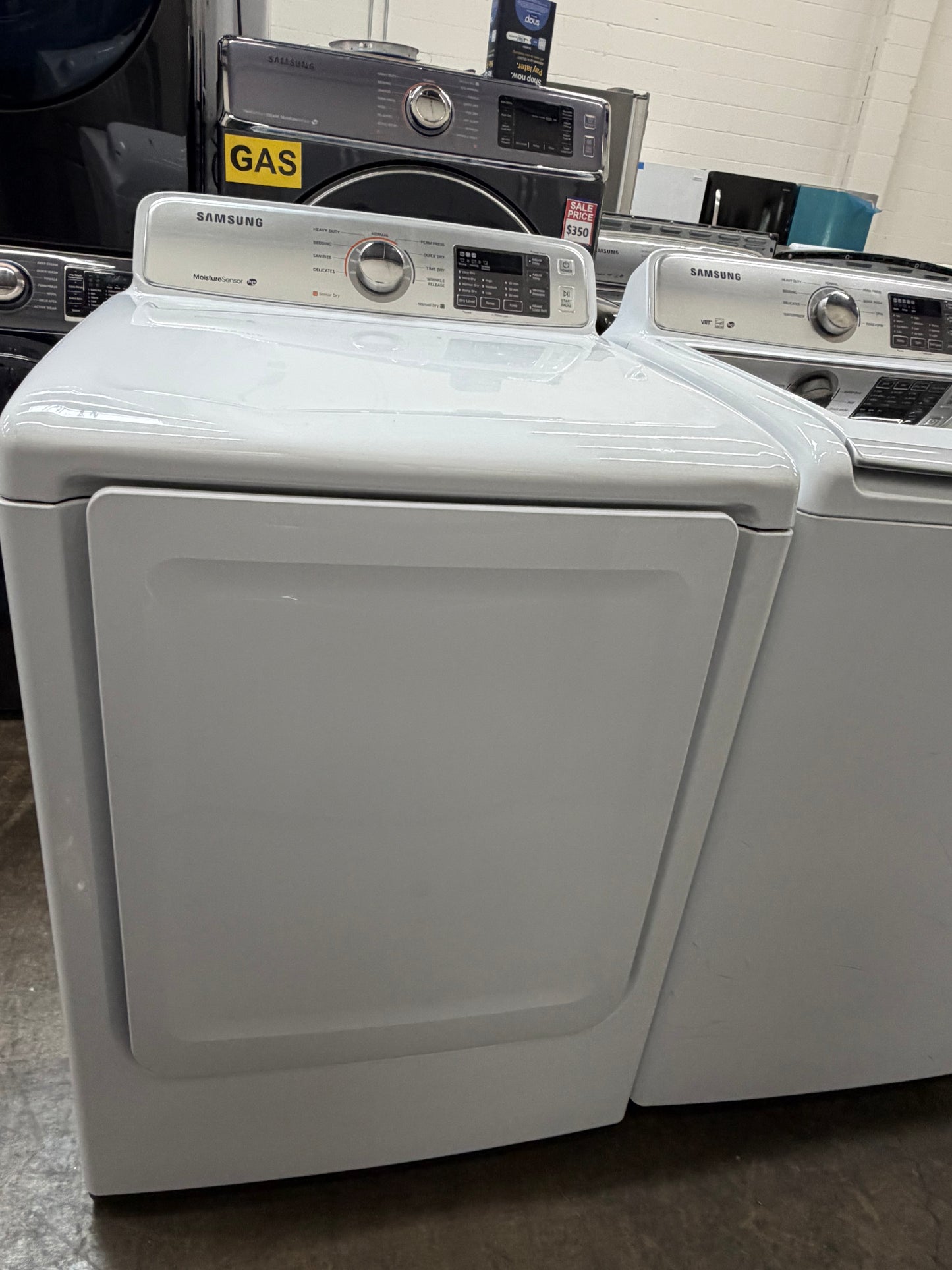 Samsung WA45H7000AW/A2 Top Load Washer – 4.5 Cu. Ft. And Samsung Electric Dryer – 7.4 Cu. Ft.