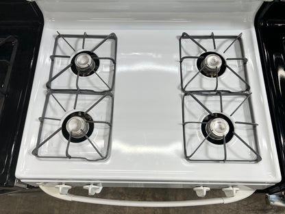 GE 30" Free-Standing Gas Range in White-Model #:JGBP26WEA1WW