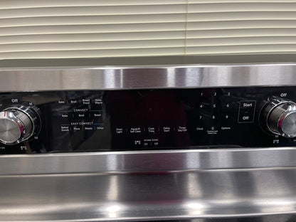 KitchenAid 30-Inch 5-Element Electric Convection Range- Model: KFEG500ESS