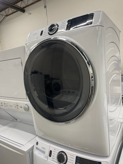 GE GFW650SSNWW Front Load Washer & GFD65ESSNWW Electric Dryer
