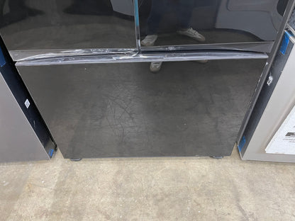 Samsung Counter-Depth Bespoke 24-Cu. Feet 3 -Door Smart Compatible French Door Refrigerator with Dual Ice Maker with water dispenser-Model #RF24BB620012