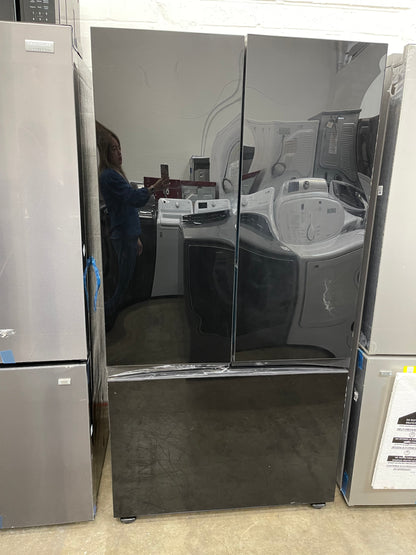 Samsung Counter-Depth Bespoke 24-Cu. Feet 3 -Door Smart Compatible French Door Refrigerator with Dual Ice Maker with water dispenser-Model #RF24BB620012