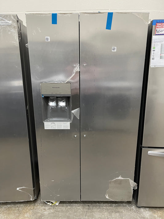 Frigidaire 25.6 Cu. Ft. Side by Side Refrigerator in Stainless Steel