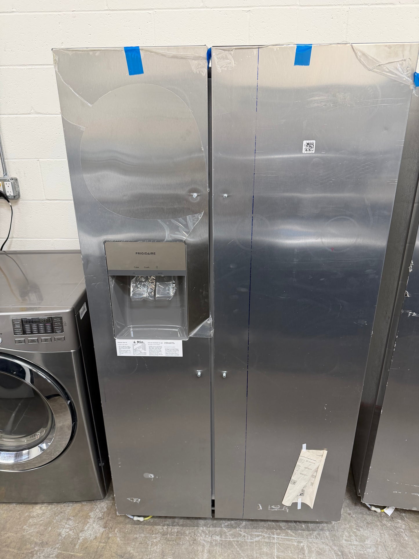 Frigidaire 25.6 Cu. Ft. Side by Side Refrigerator in Stainless Steel