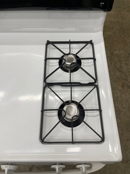 GE 30” Free‑Standing Gas Range JGBS17PEA4WH