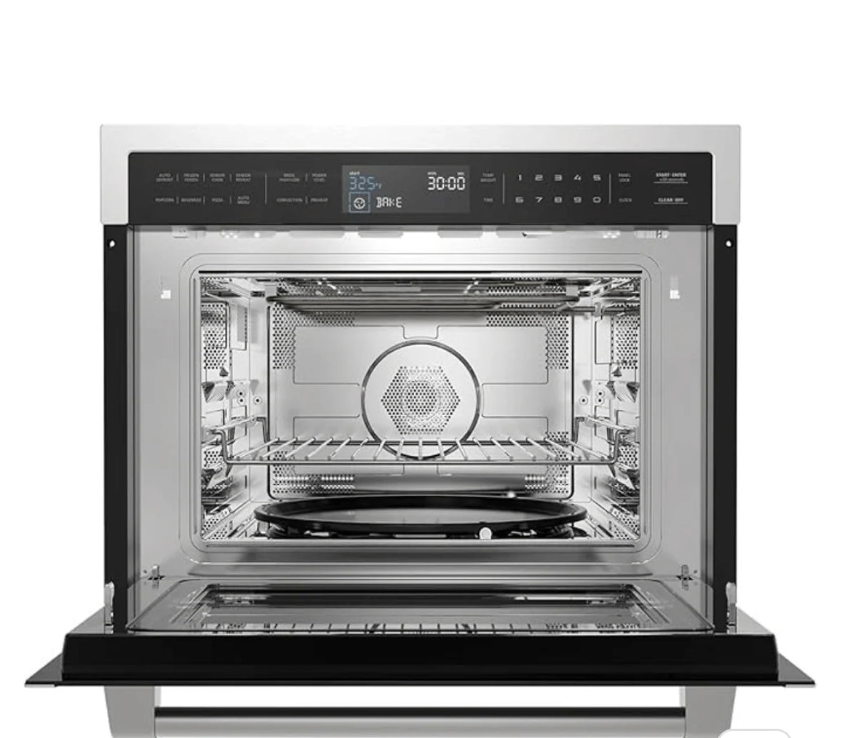 GASLAND
24 in. 1.2 cu. ft. 1000-Watt Built-In Microwave Drawer in Stainless Steel