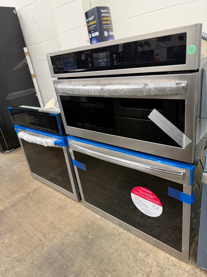 Frigidaire Gallery 30 in. Electric Built-In Wall Oven and Microwave Combination w/ Total Convection, Smudge-Proof Stainless Steel Model: A17114303