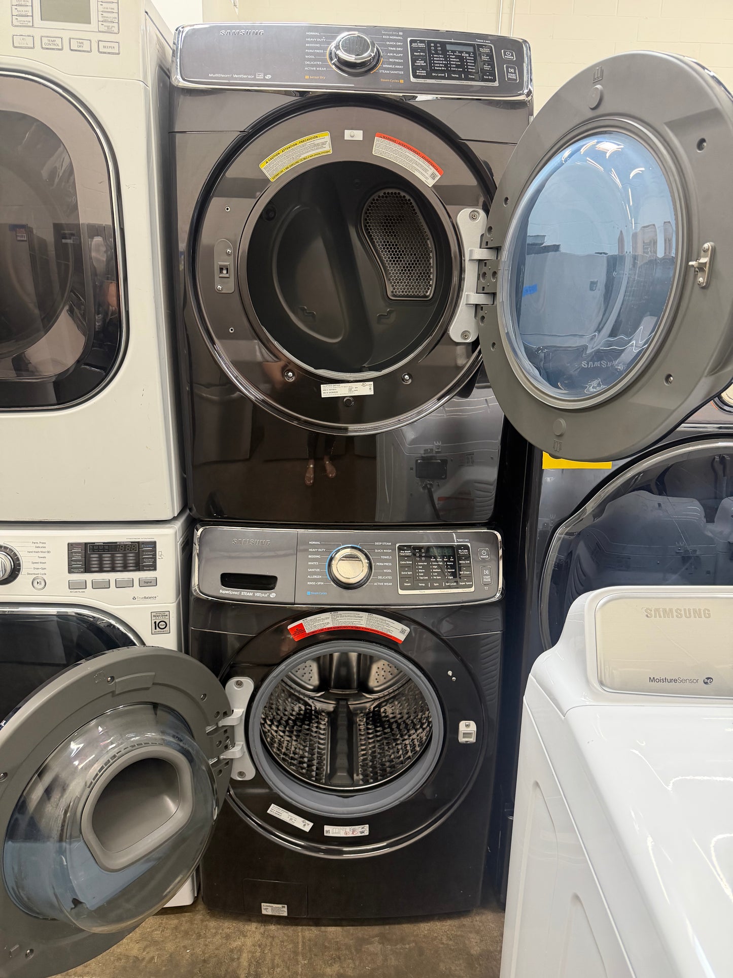 Samsung Front Load Washer – 4.5 Cu. Ft. Capacity and Samsung Electric Dryer – 7.5 Cu. Ft. Capacity