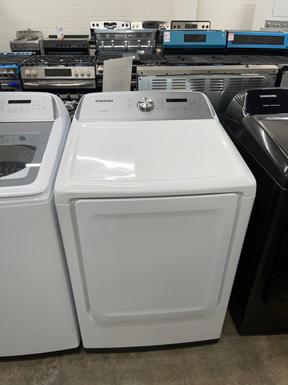 Samsung 5.0 cu. ft. Top Load Washer and 7.4 cu. ft. Electric Dryer
