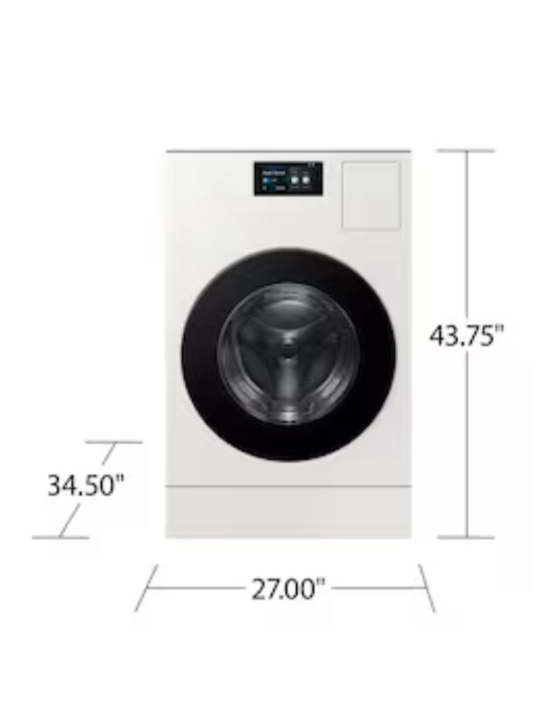 Samsung Bespoke 5.3-cu ft Capacity Ivory Vented All-In-One Washer Dryer Combo (ENERGY STAR Certified)

Model #WD90F53AVY