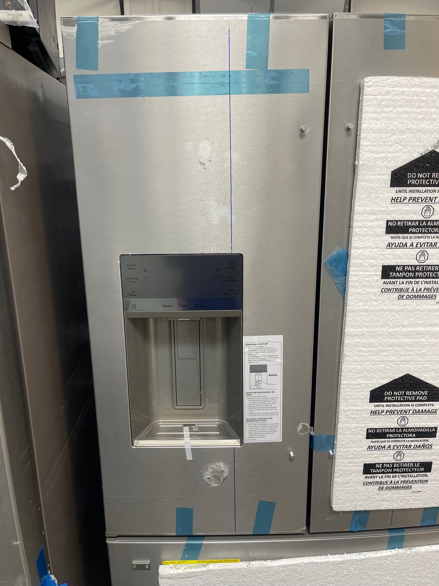 French door refrigerator, stainless steel color/counter-depth, 22.6 cu.ft Article Number 205.222.87 Brand
IKEA