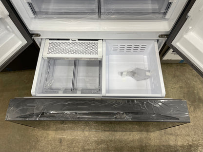 Samsung Counter-Depth Bespoke 24-Cu. Feet 3 -Door Smart Compatible French Door Refrigerator with Dual Ice Maker with water dispenser-Model #RF24BB620012