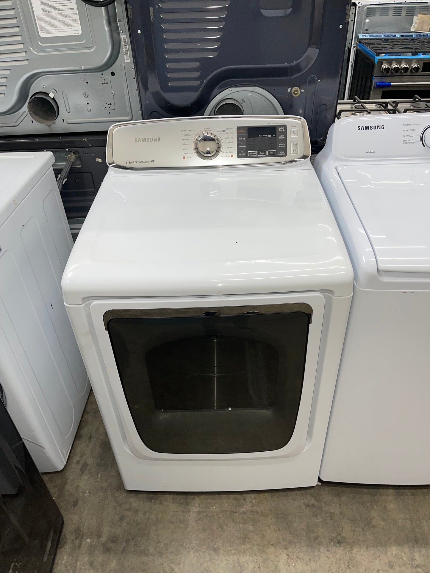Samsung Top-Load Washer with 4.0 cu. ft. and Electric Dryer with 7.4 cu. ft.