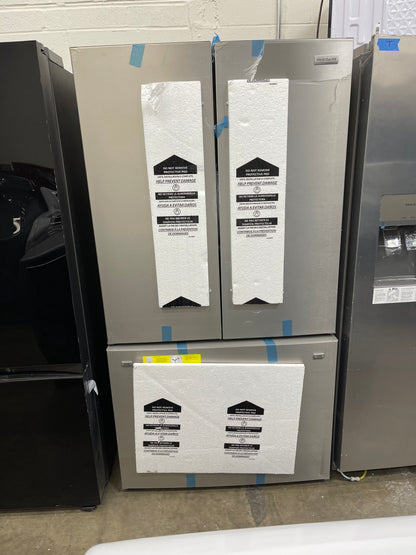 Frigidaire 28.8-cu ft 3-Door French Door Refrigerator With Ice Maker with Water Dispenser in Stainless Steel-Model #FRFN2813AF