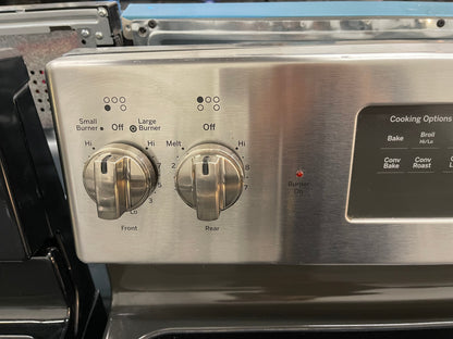 GE 30" Free-Standing Electric Convection Range

Model #:JB750SJSS