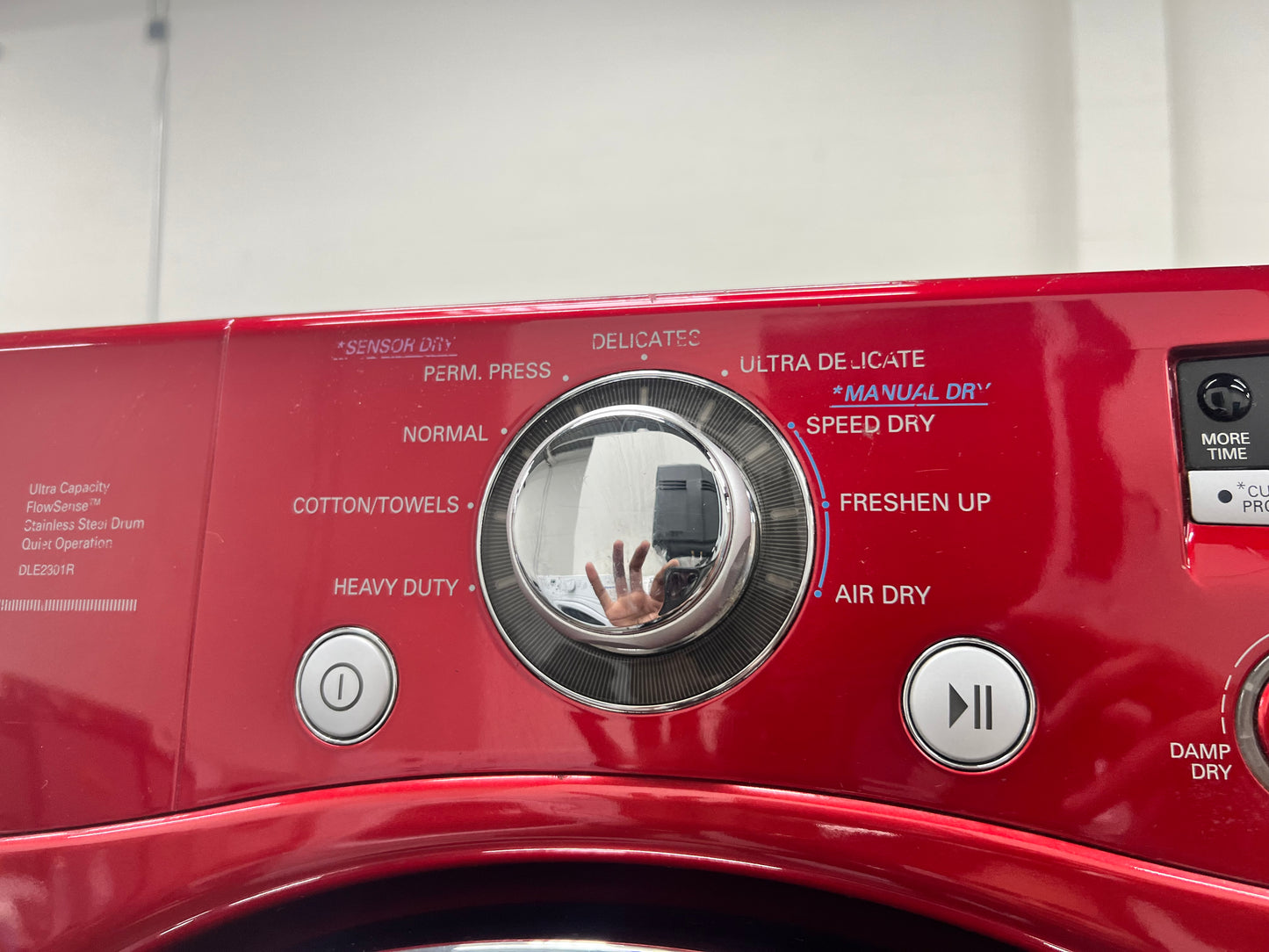 LG Front-Load 3.7 Cu. Ft. Washer and 7.3 Cu. Ft. Electric Dryer Set in Wild Cherry Red