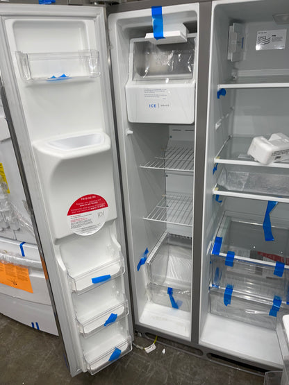 Frigidaire 25.6 cu. ft. Side by Side Refrigerator in Stainless Steel, Standard Depth