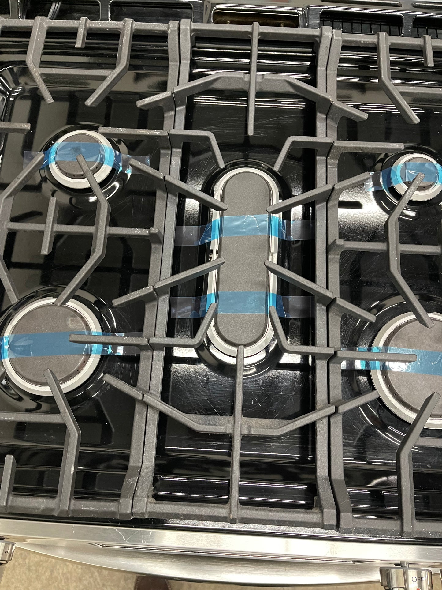 Frigidaire Gallery 30 in. 6 cu. ft. 5 Burner Slide-In Gas Range with Total Convection and Air Fry in Smudge Proof Stainless Steel-Model #GCFG3060BF