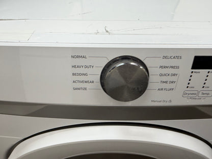 Samsung  DVG45T6000W
27 Inch Gas Dryer with 7.5 cu. ft. Capacity, 10 Dry Cycles, 5 Temperature Settings, Wrinkle Prevent, Smart Care, Sensor Dry Moisture Sensor and ADA Compliant