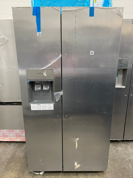 Frigidaire 25.6 cu. ft. Side by Side Refrigerator in Stainless Steel, Standard Depth